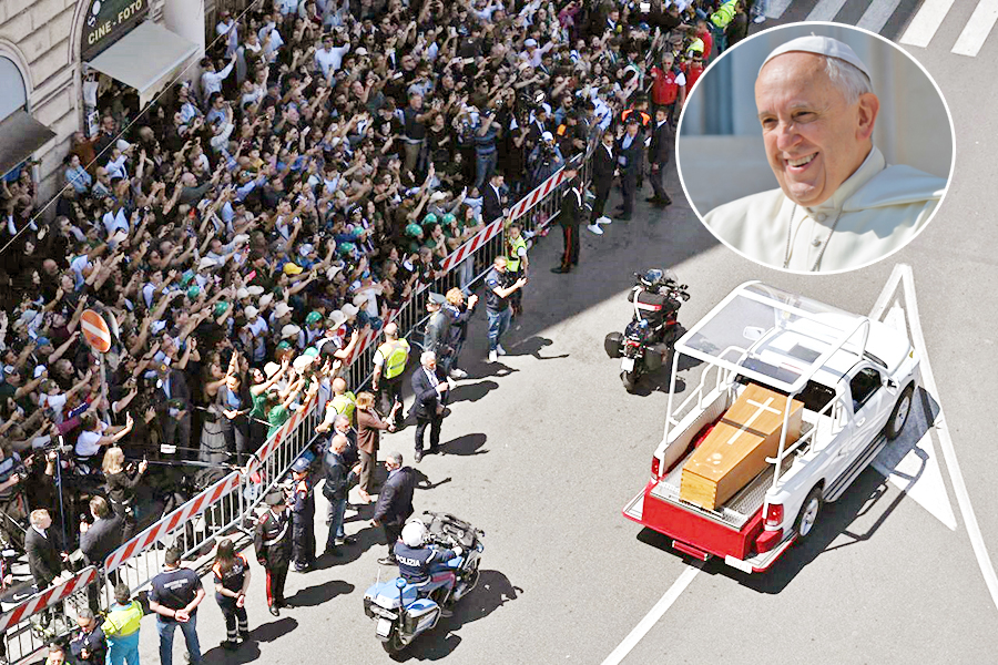 Pope Buried