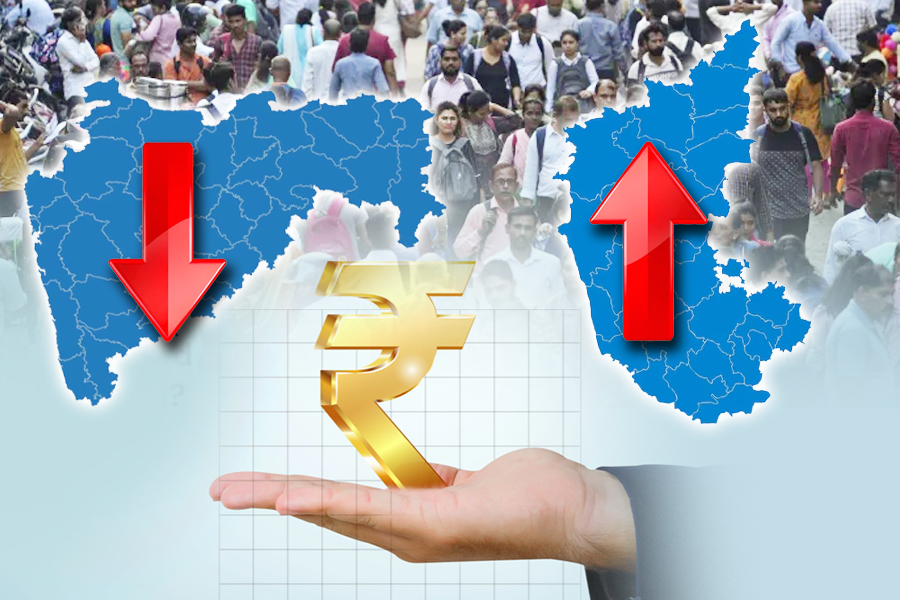Top per incomes states