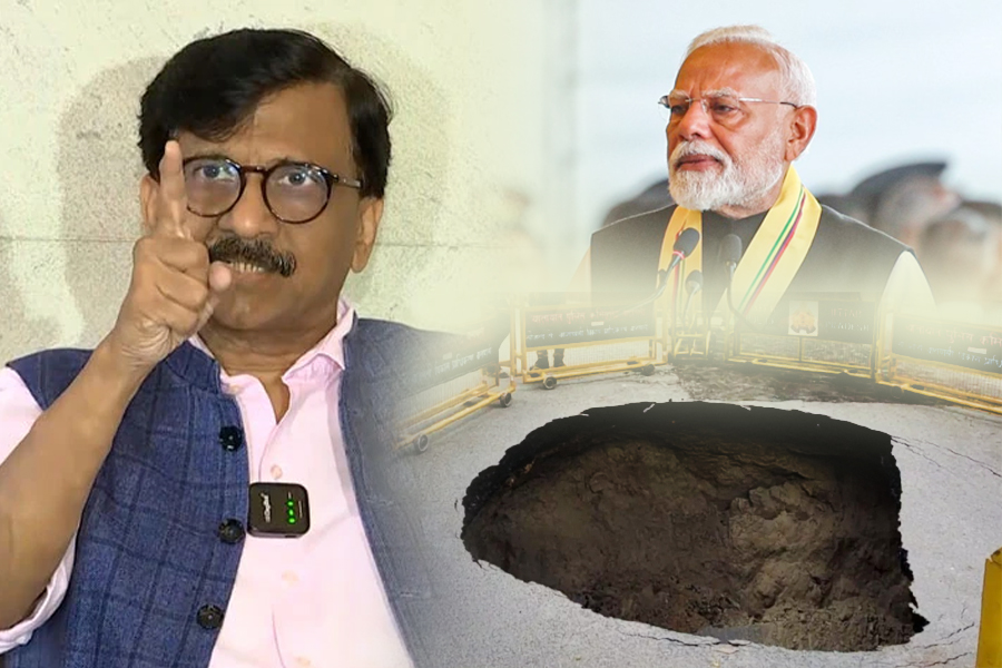 Pothole in Varanasi