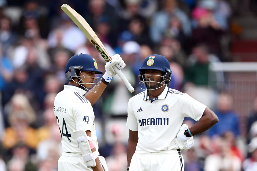 Jaiswal's half-century