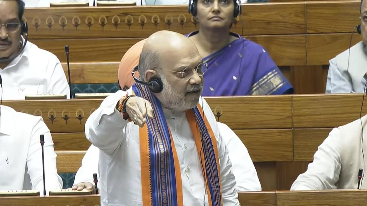 Amit Shah tabled three bills