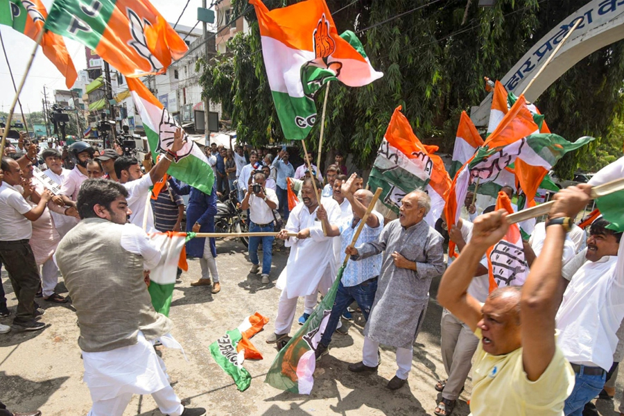 Violent clashes in Bihar