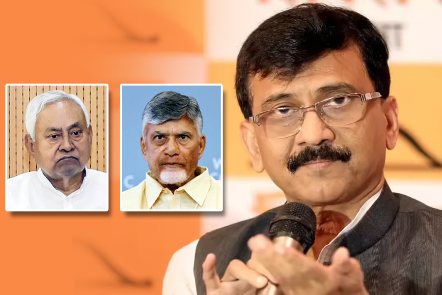 Raut slams Nitish-Naidu