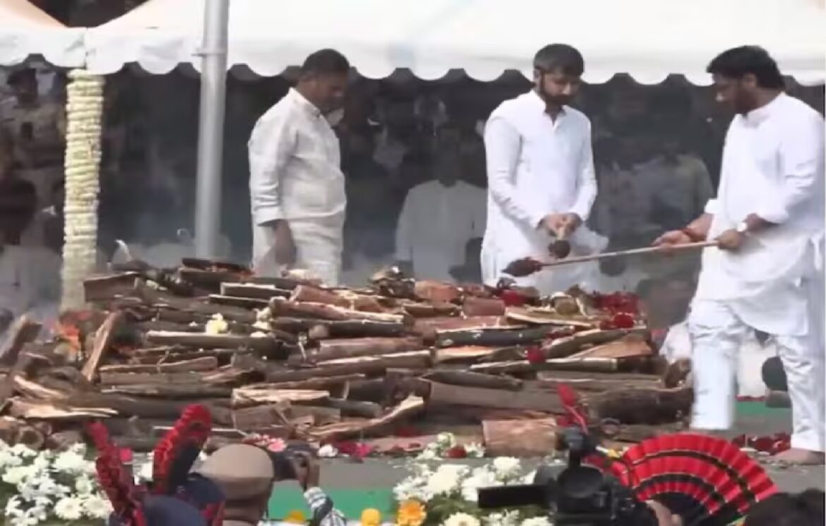 Ajit Pawar's funeral