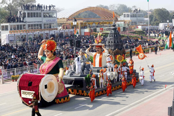 Maharashtra's tableau ranks first in the country