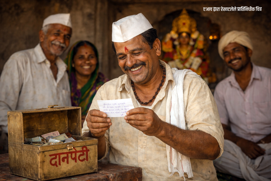 Interesting note found in temple's hundi