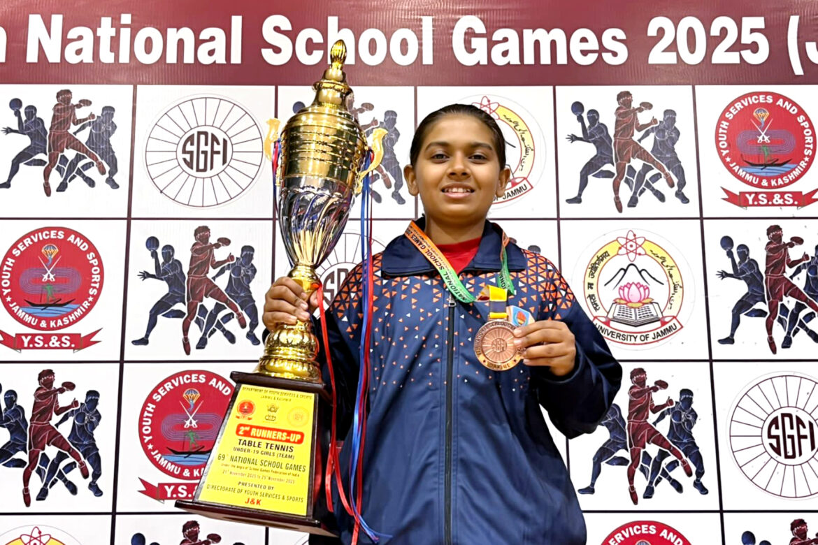 Nihali Patil's success in the National Table Tennis Championship