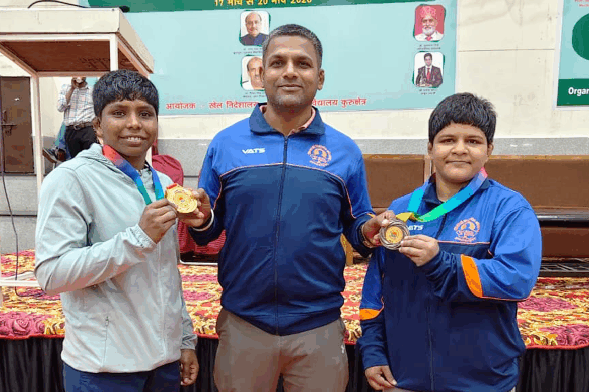 Tanvi Magdum Wins Gold Medal in Wrestling Competition