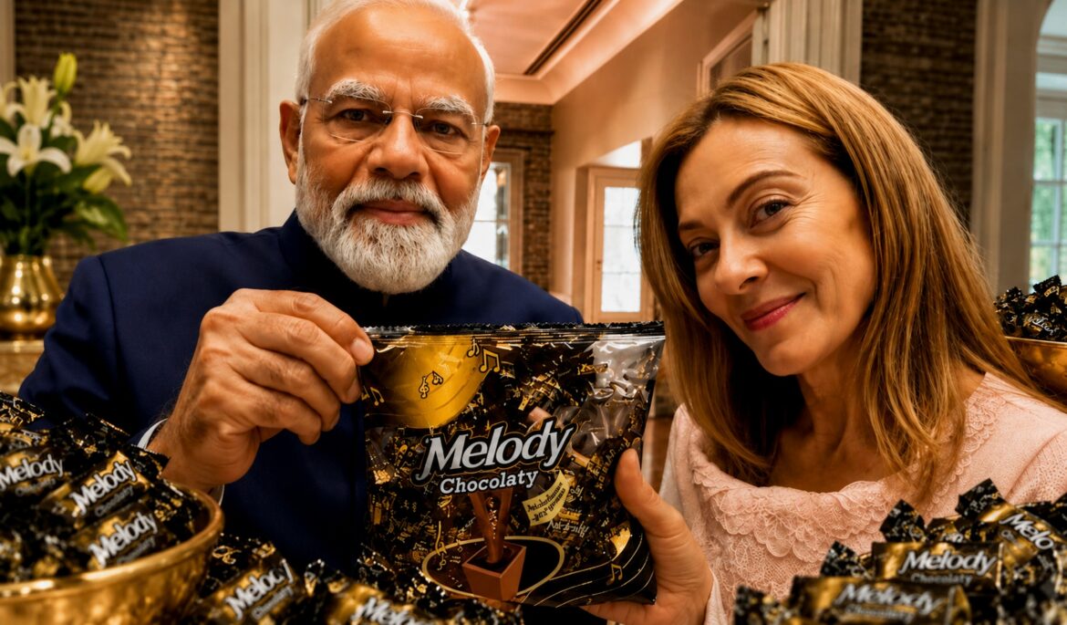 Modi gifts Melody chocolates to Meloni
