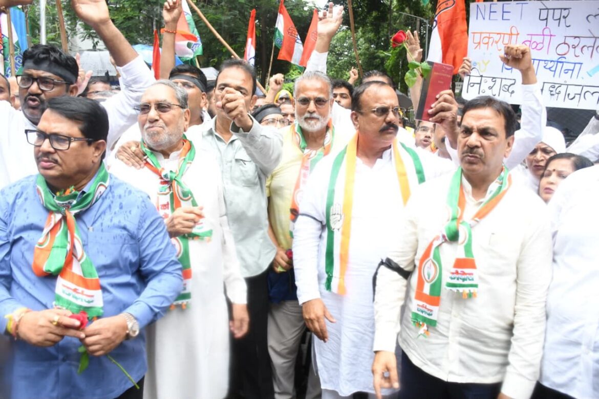 Congress marches on BJP office