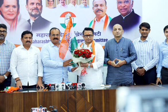 Sunil Tatkare's nephew joins the Congress party