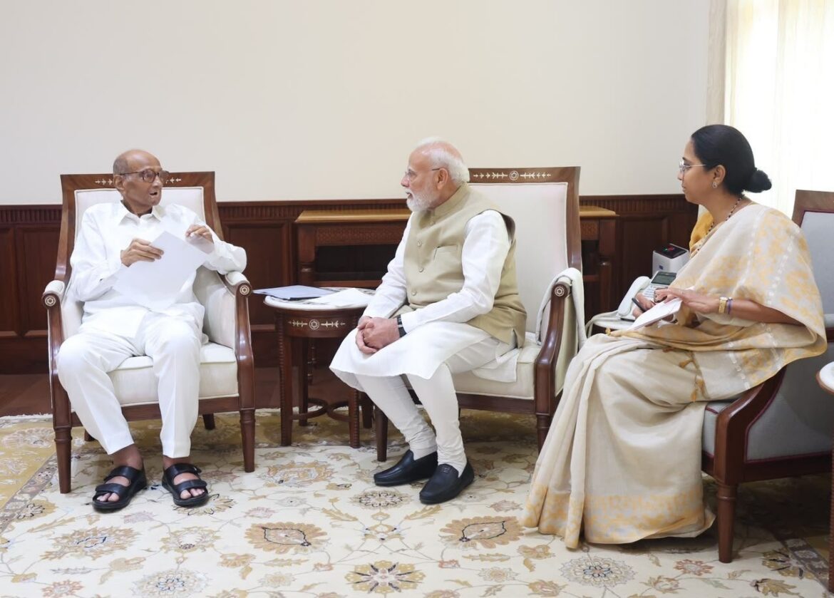 Meeting between Modi and Sharad Pawar