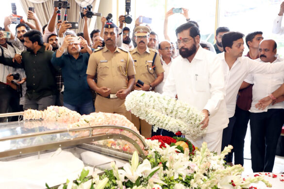Eknath Shinde pays tribute to D.Y. Dada