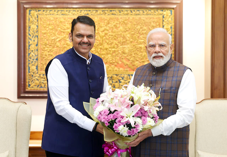 Chief Minister Fadnavis met Prime Minister Modi