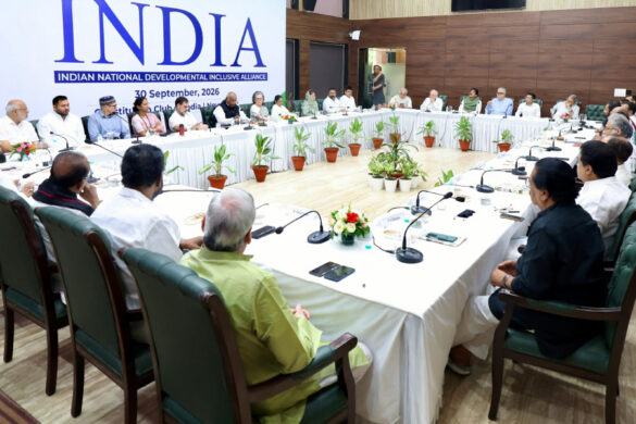 INDIA bloc's protest against the Election Commission